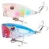 1 PC Fishing Lure, Popper Floating Hard Bait, Artificial Chatterbait, 4cm 3.3g Topwater Fishing Lure, Perch Pesca Fishing Hook